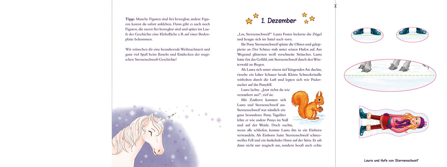 Sternenschweif, Weihnachten im Einhornland (Mängelexemplar)