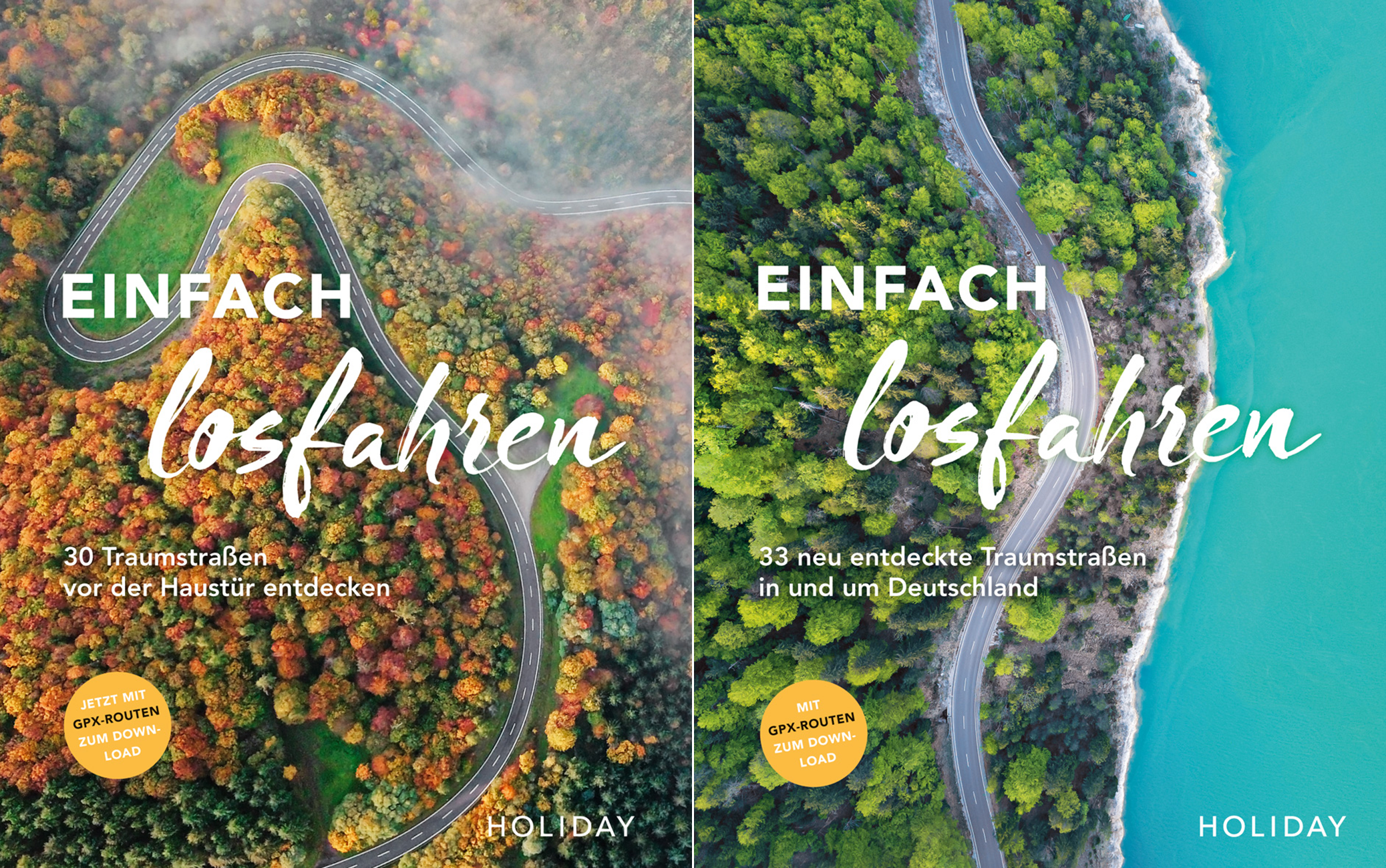 Sparpaket - 2er Set HOLIDAY Reisebuch: Einfach losfahren.