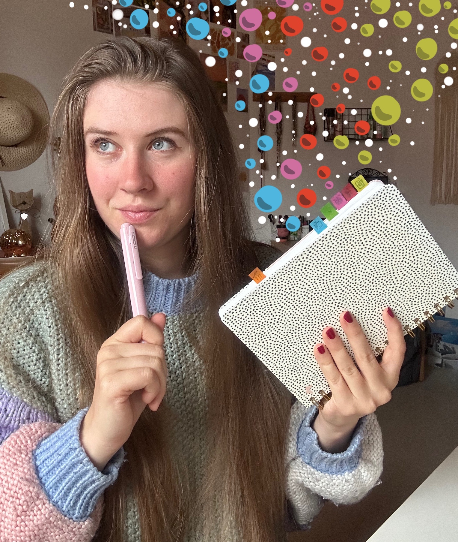 Inspiration💭 Happiness🎈 Kreativität🌟(Mängelexemplar)