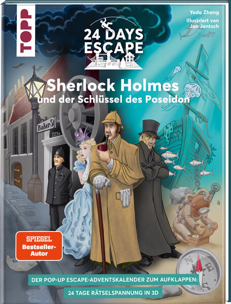 24 DAYS ESCAPE 3D Pop-Up-Adventskalender– Sherlock Holmes und der Schlüssel des Poseidon (Mängelexemplar) 24 DAYS ESCAPE 3D Pop-Up-Adventskalender– Sherlock Holmes und der Schlüssel des Poseidon (Mängelexemplar)