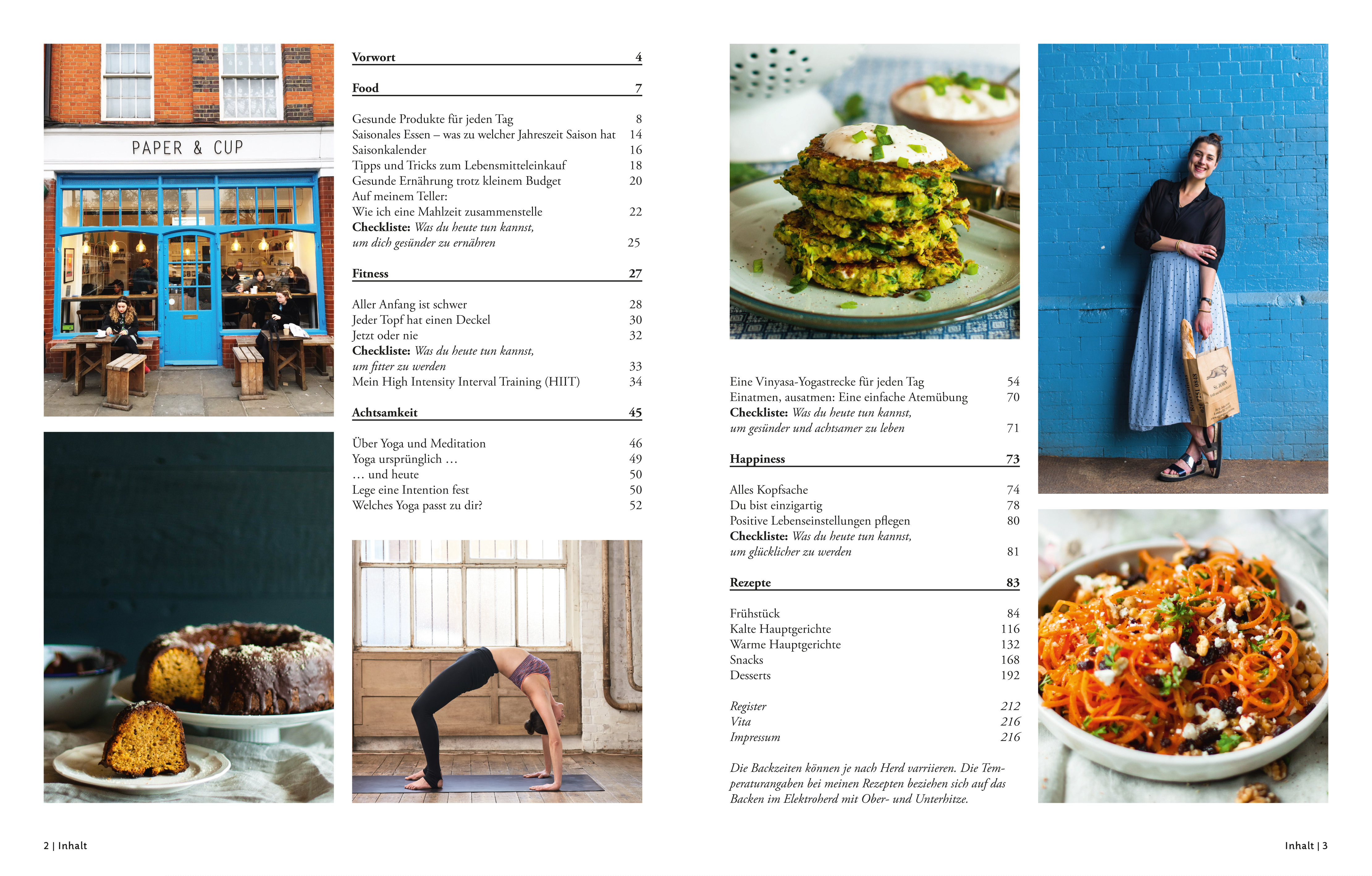 Happily Healthy - Mit Rezepten, Fitness, Yoga zum gesunden & glücklichen Leben (Mängelexemplar)