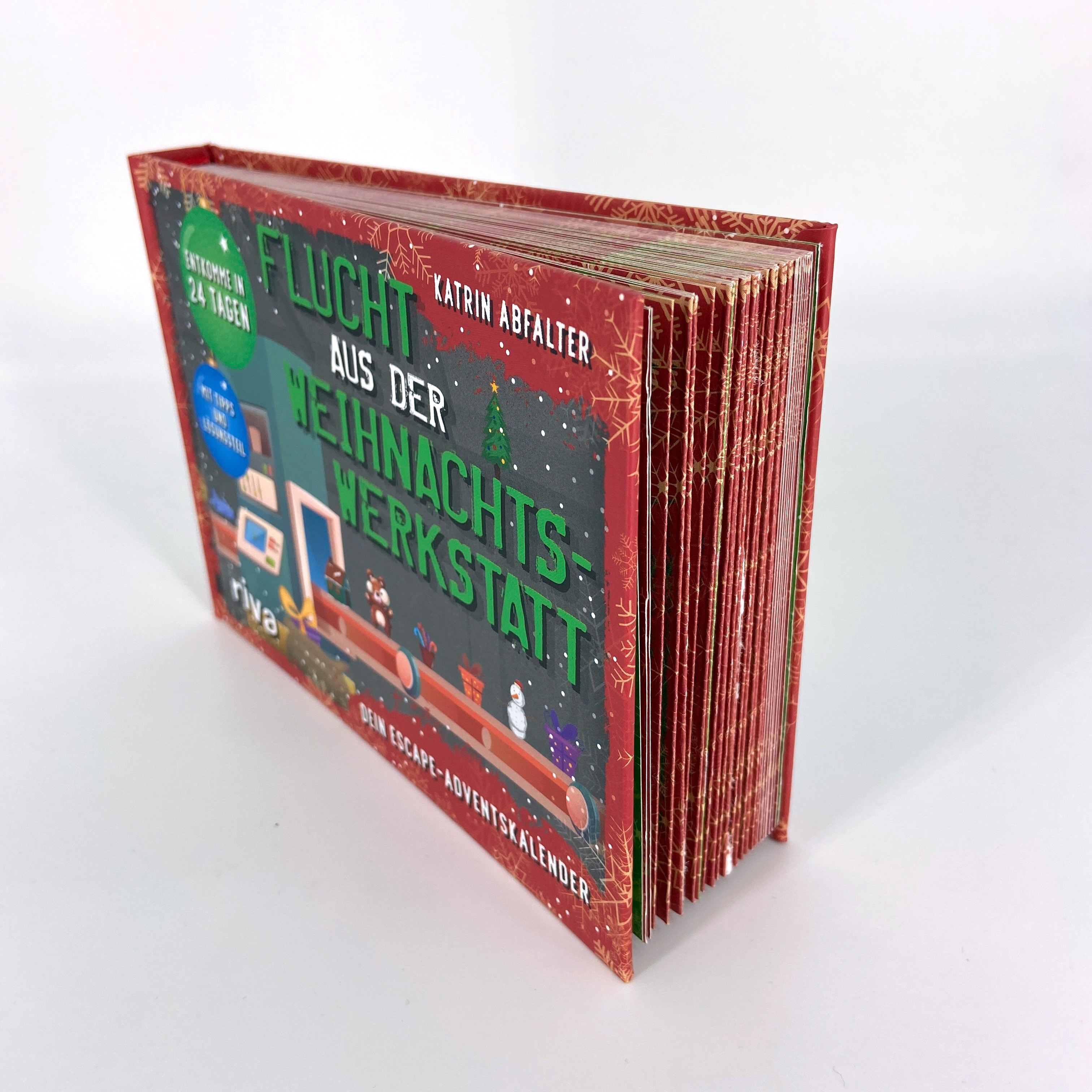 Flucht aus der Weihnachtswerkstatt-Escape-Adventskalender -Entkomme in 24 Tagen(Mängelexemplar)