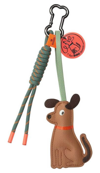 X_Anhänger Dog Charm (Farbe wird zufällig gewählt)