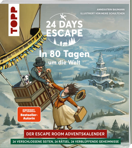 24 DAYS ESCAPE – Der Escape Room Adventskalender: In 80 Tagen um die Welt (Mängelexemplar) 24 DAYS ESCAPE – Der Escape Room Adventskalender: In 80 Tagen um die Welt (Mängelexemplar)
