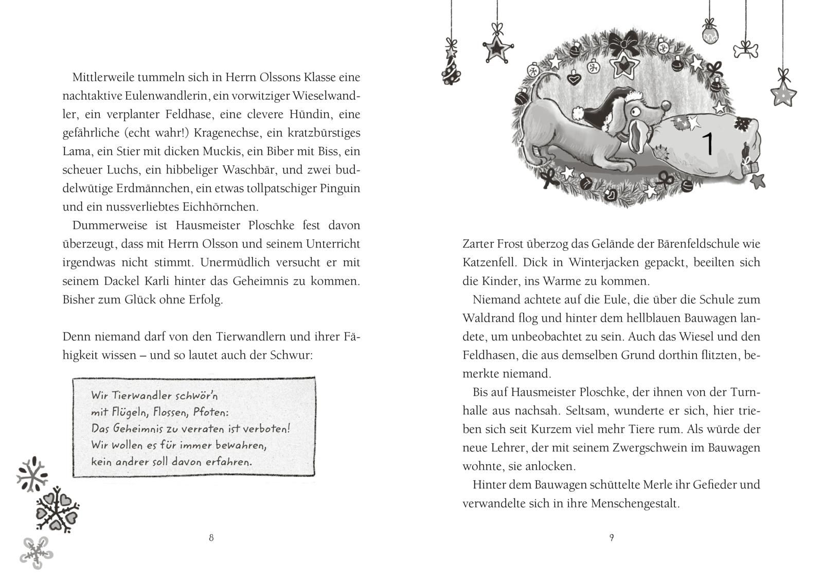 Die Tierwandler: 24 Geschichten bis Weihnachten (Mängelexemplar)