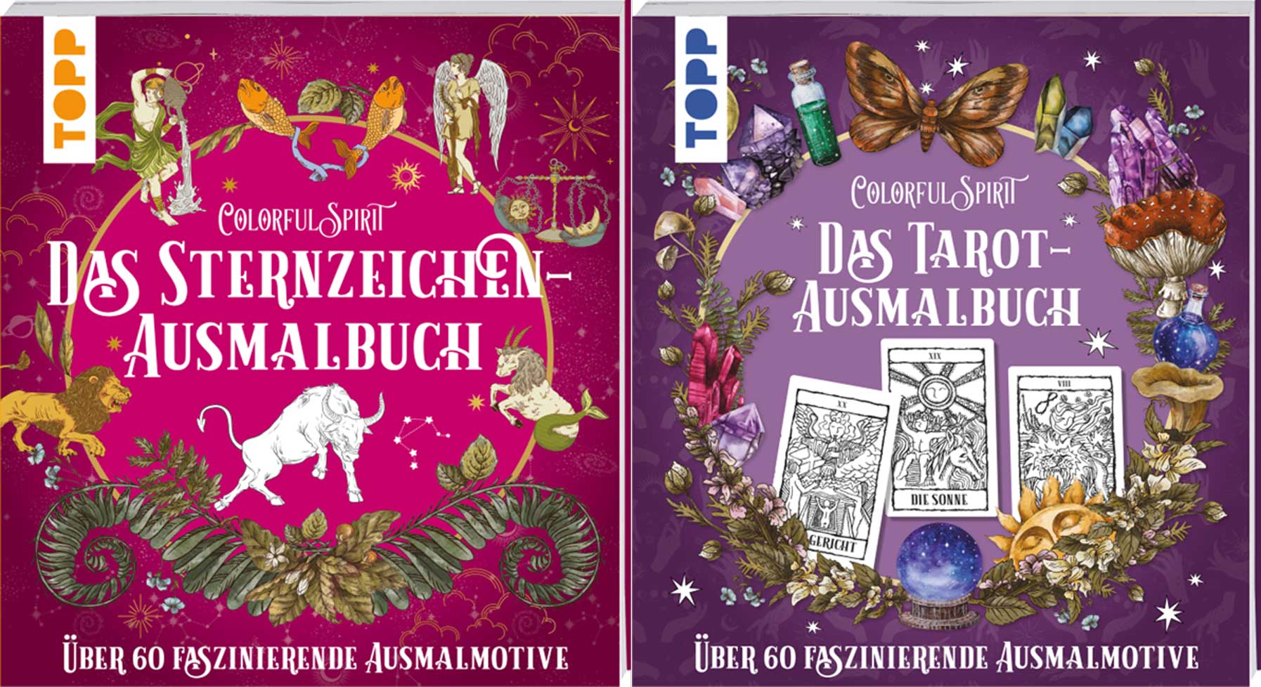 Sparpaket - 2er Set Colorful Spirit Ausmalbücher (Mängelexemplare)