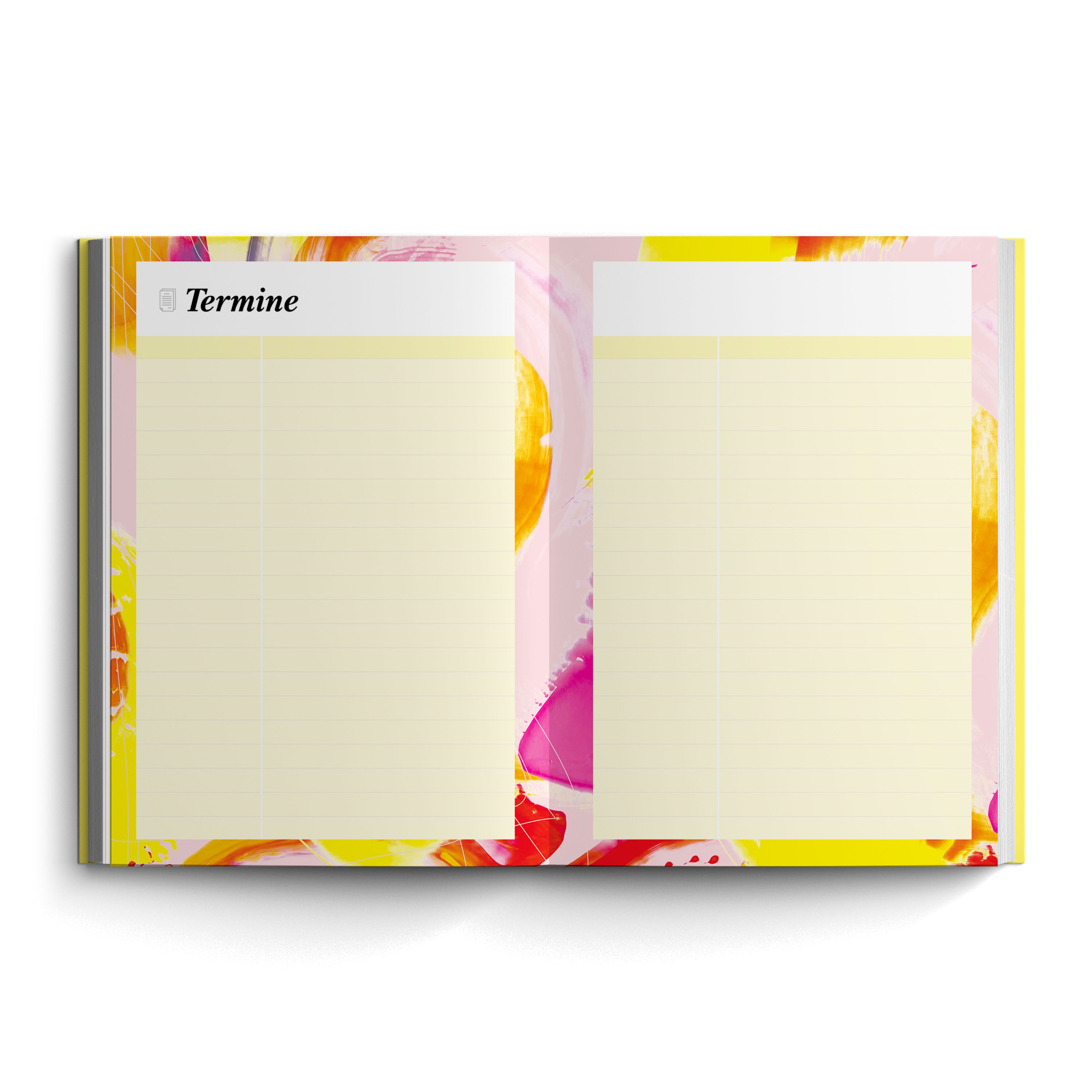 Terminplaner: Der ideale Terminkalender ohne Datum mit stabilem Hardcover