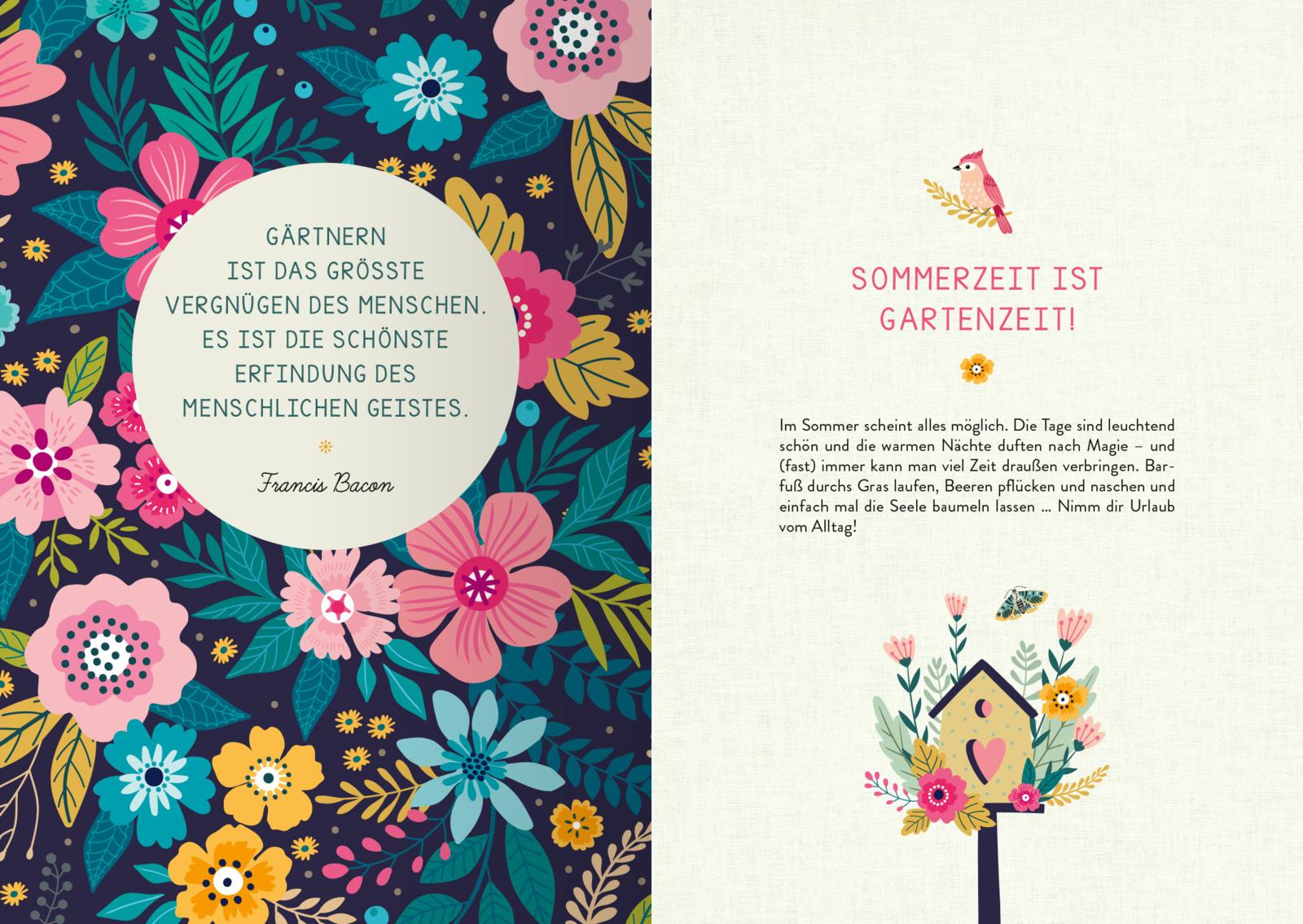 Do something green today. Mein Garten-Eintragbuch