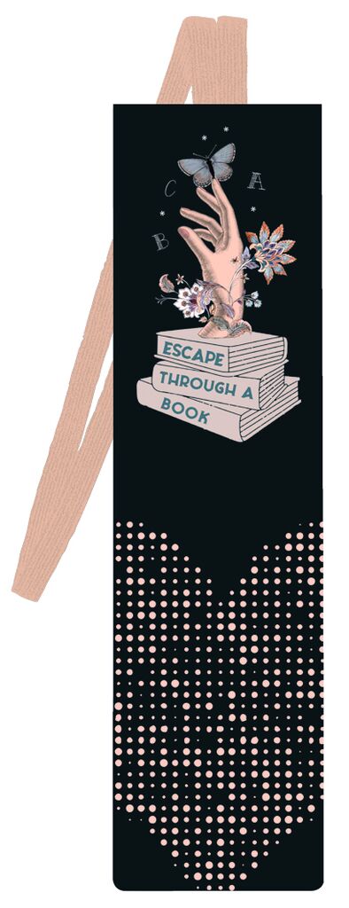 X_libri_x Lesezeichen mit Band Escape