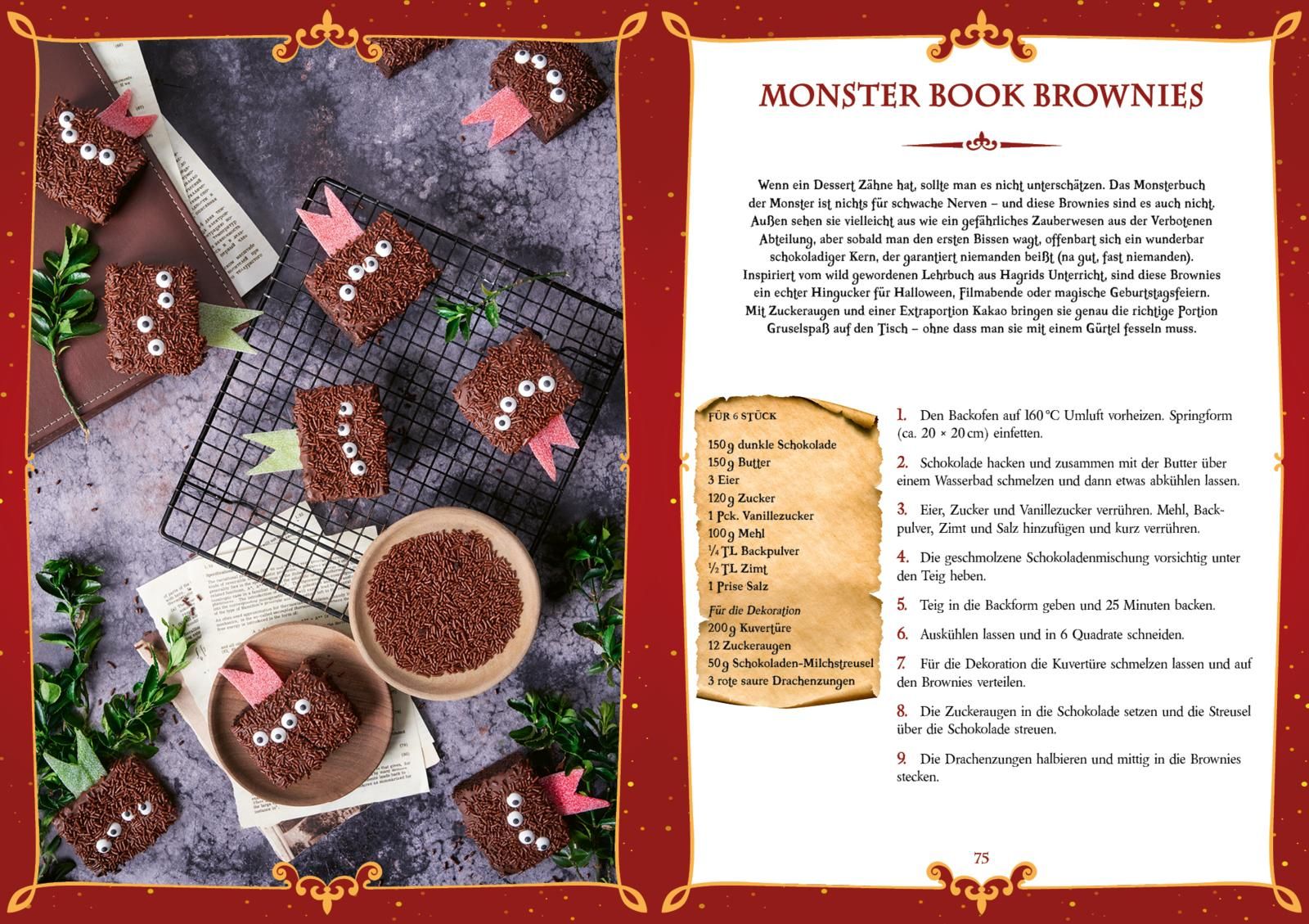 Feste feiern für Potter-Fans – Das Koch- und Backbuch (Mängelexemplar)