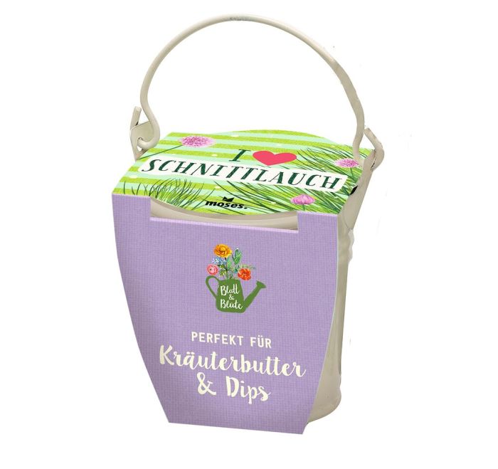 Blatt & Blüte Anzuchtset Kräutertöpfchen (Kräuter werden zufällig gewählt)