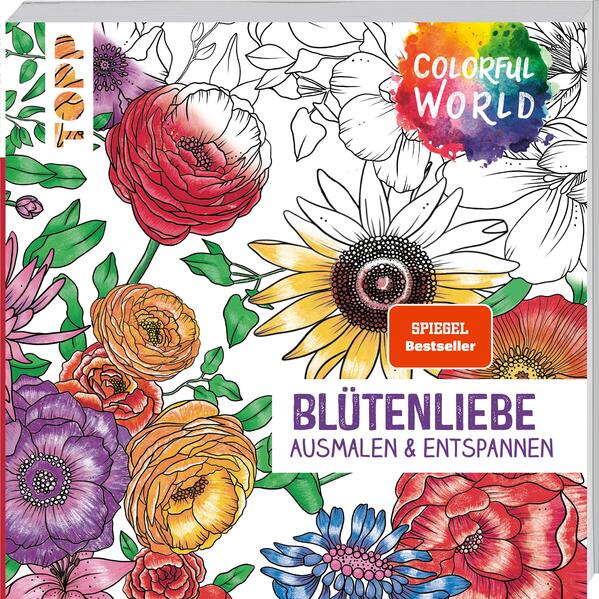 Colorful World - Blütenliebe. (Mängelexemplar)