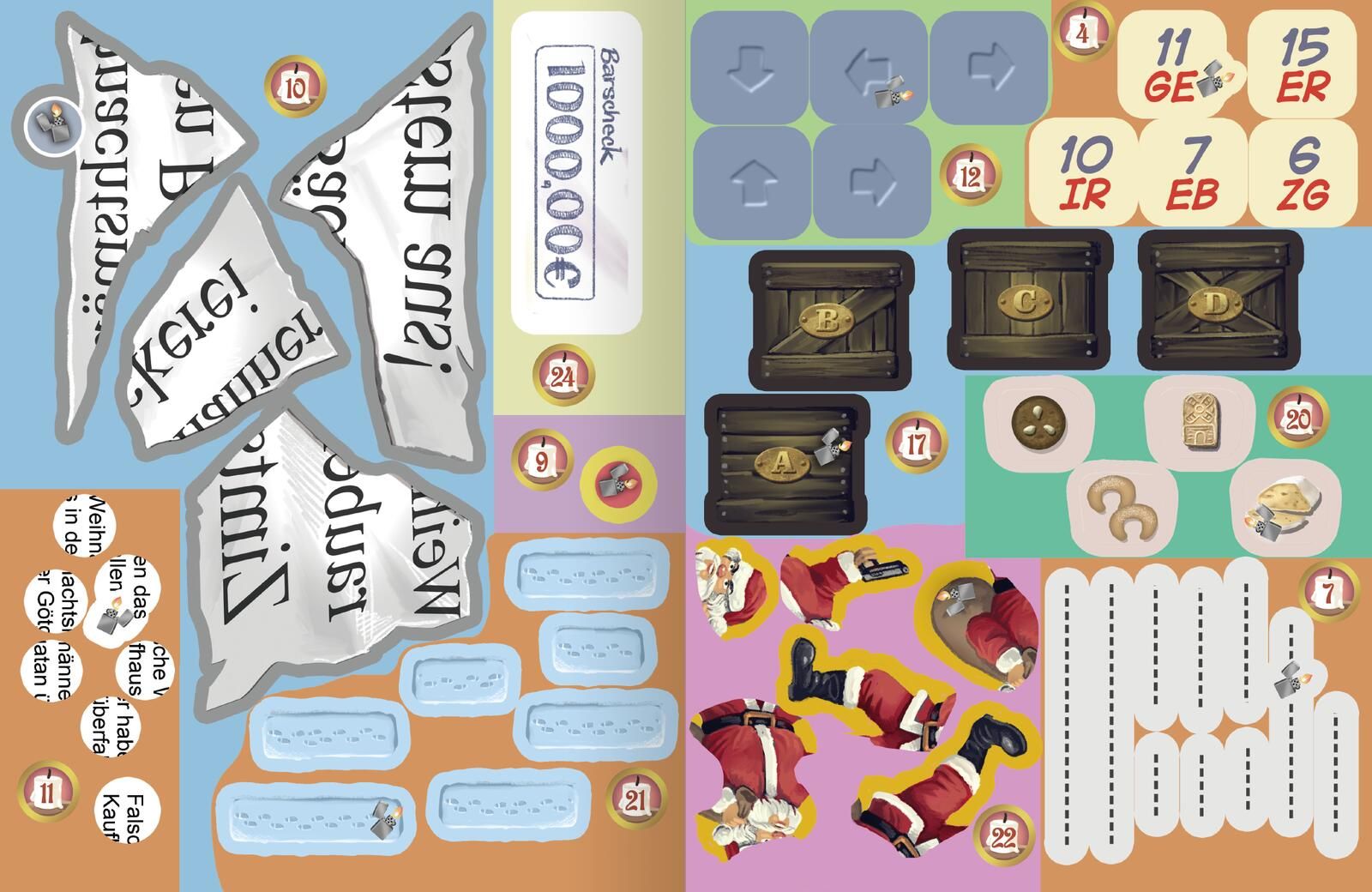 Escape-Stickerbuch – Adventskalender – Das Versteck in den Bergen