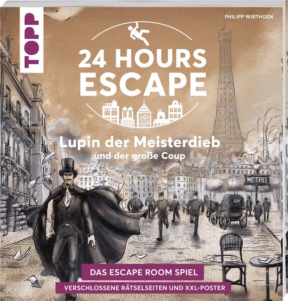 24 HOURS ESCAPE – Das Escape Room Spiel: Lupin der Meisterdieb und der große Coup (Mängelexemplar) 24 HOURS ESCAPE – Das Escape Room Spiel: Lupin der Meisterdieb und der große Coup (Mängelexemplar)