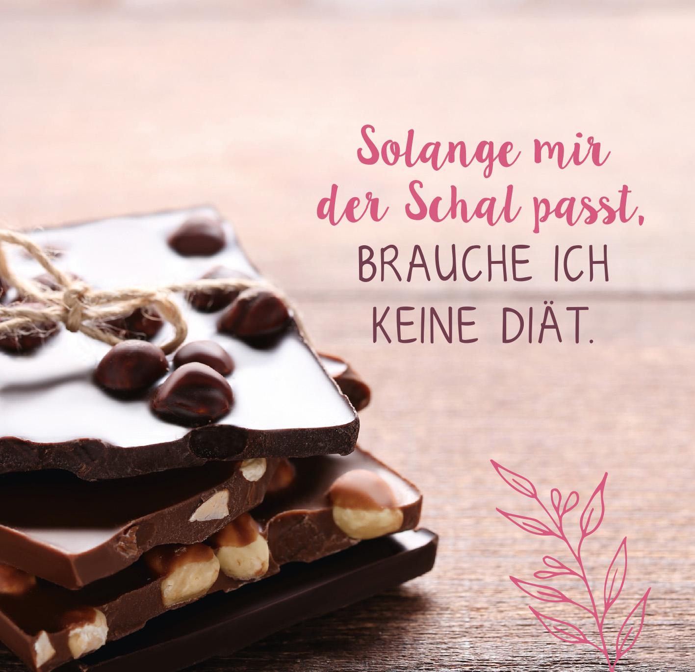Schokolade fragt nicht, Schokolade versteht - Glücksgefühle für dich