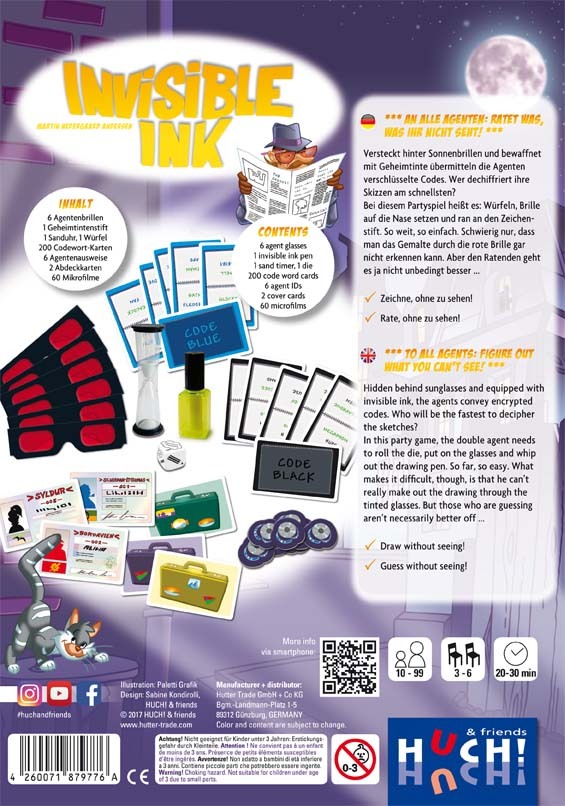 Invisible Ink - Witziges und verblüffendes Spielprinzip
