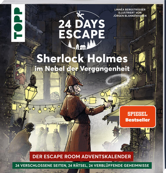 24 DAYS ESCAPE – Der Escape Room Adventskalender: Sherlock Holmes im Nebel der Vergangenheit (Mängelexemplar) 24 DAYS ESCAPE – Der Escape Room Adventskalender: Sherlock Holmes im Nebel der Vergangenheit (Mängelexemplar)