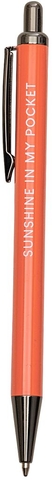 Kugelschreiber Sunshine in my pocket (Farbe wird zufällig gewählt)