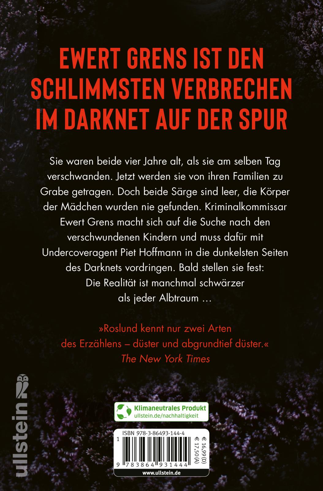 Schlaft, Kinder, schlaft (Ewert Grens ermittelt 2) - Kriminalroman (Mängelexemplar)