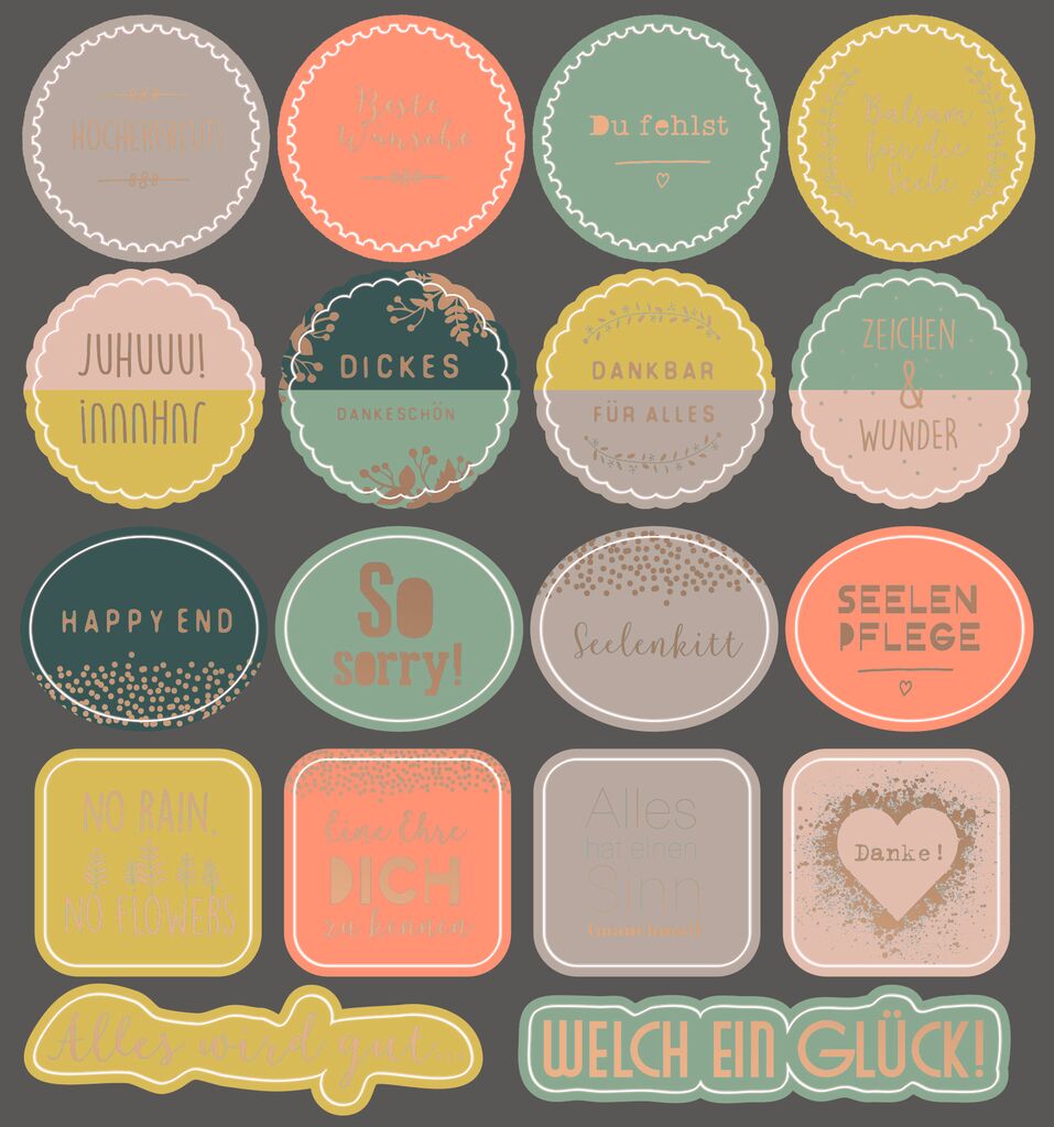 X_Stickerbuch Alltagspoesie