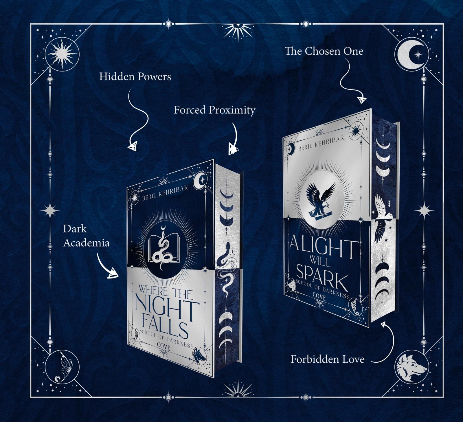 Where the Night Falls (School of Darkness 1) (Mängelexemplar)