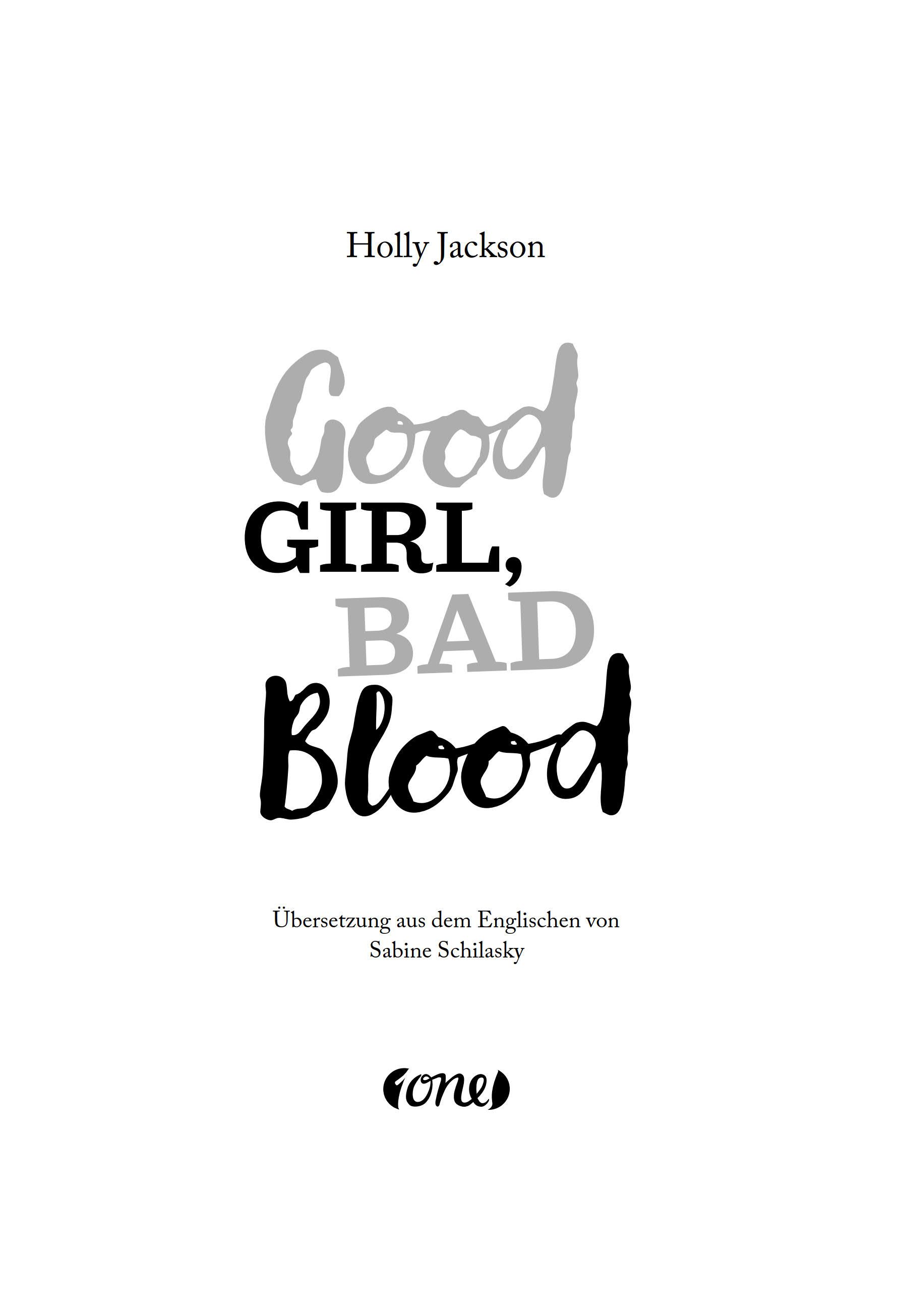 Good Girl, Bad Blood (Mängelexemplar)