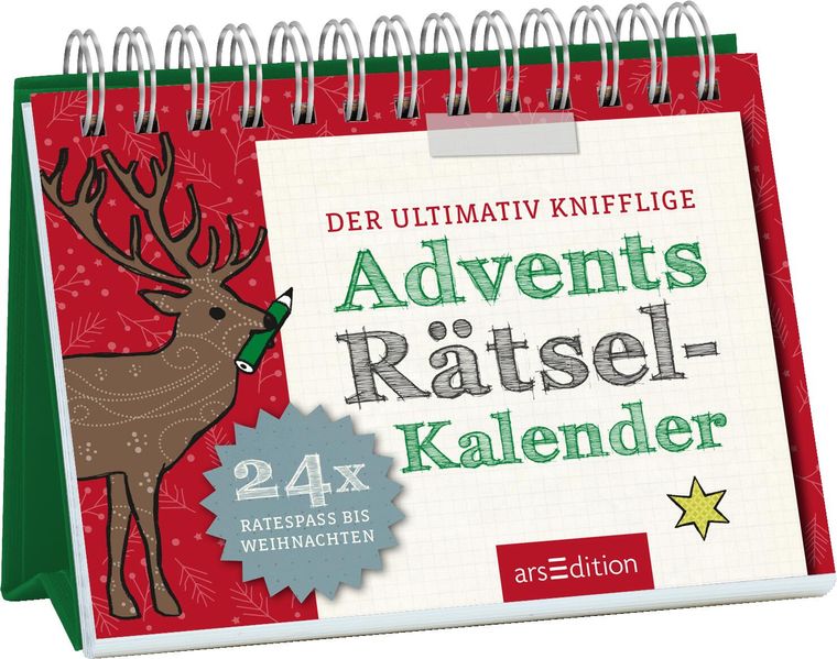 Der ultimativ knifflige Advents-Rätsel-Kalender (Mängelexemplar)
