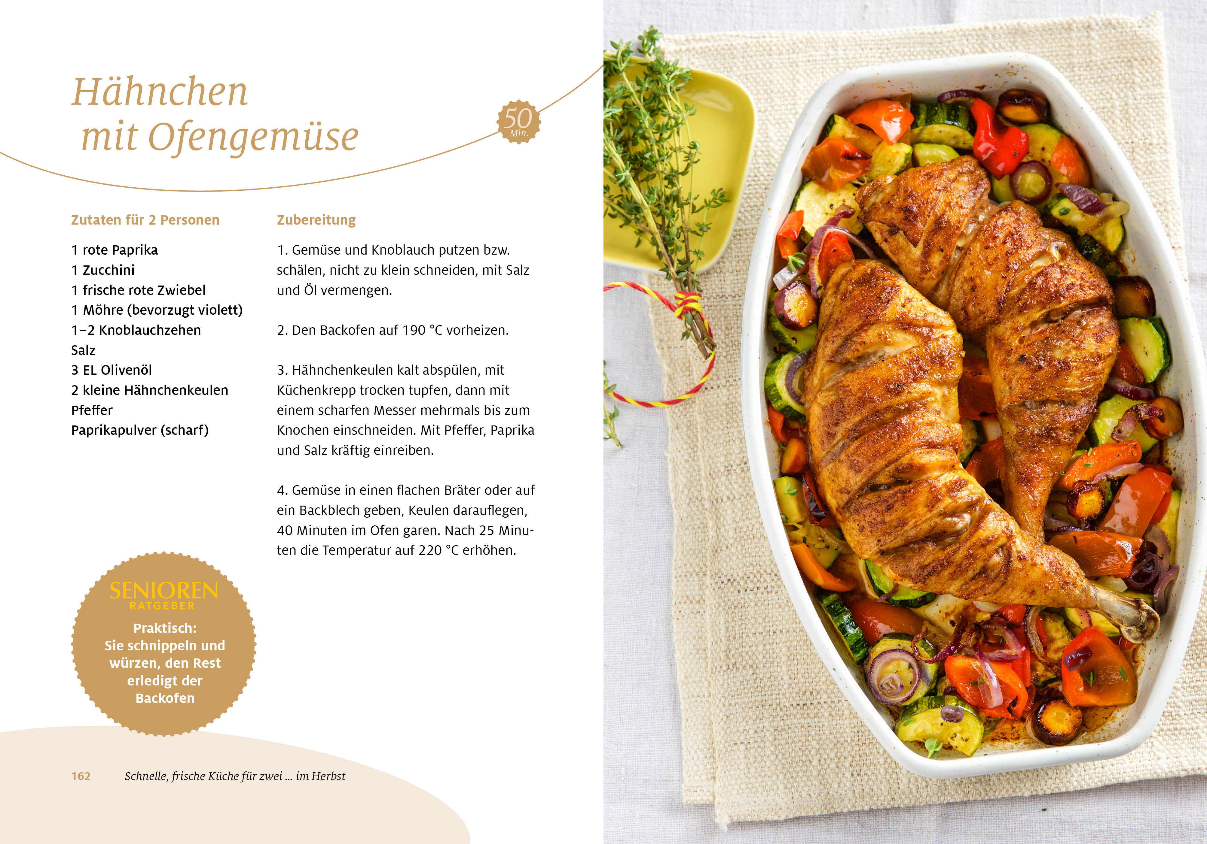 Senioren Ratgeber: Schnelle, frische Küche für zwei (Mängelexemplar)