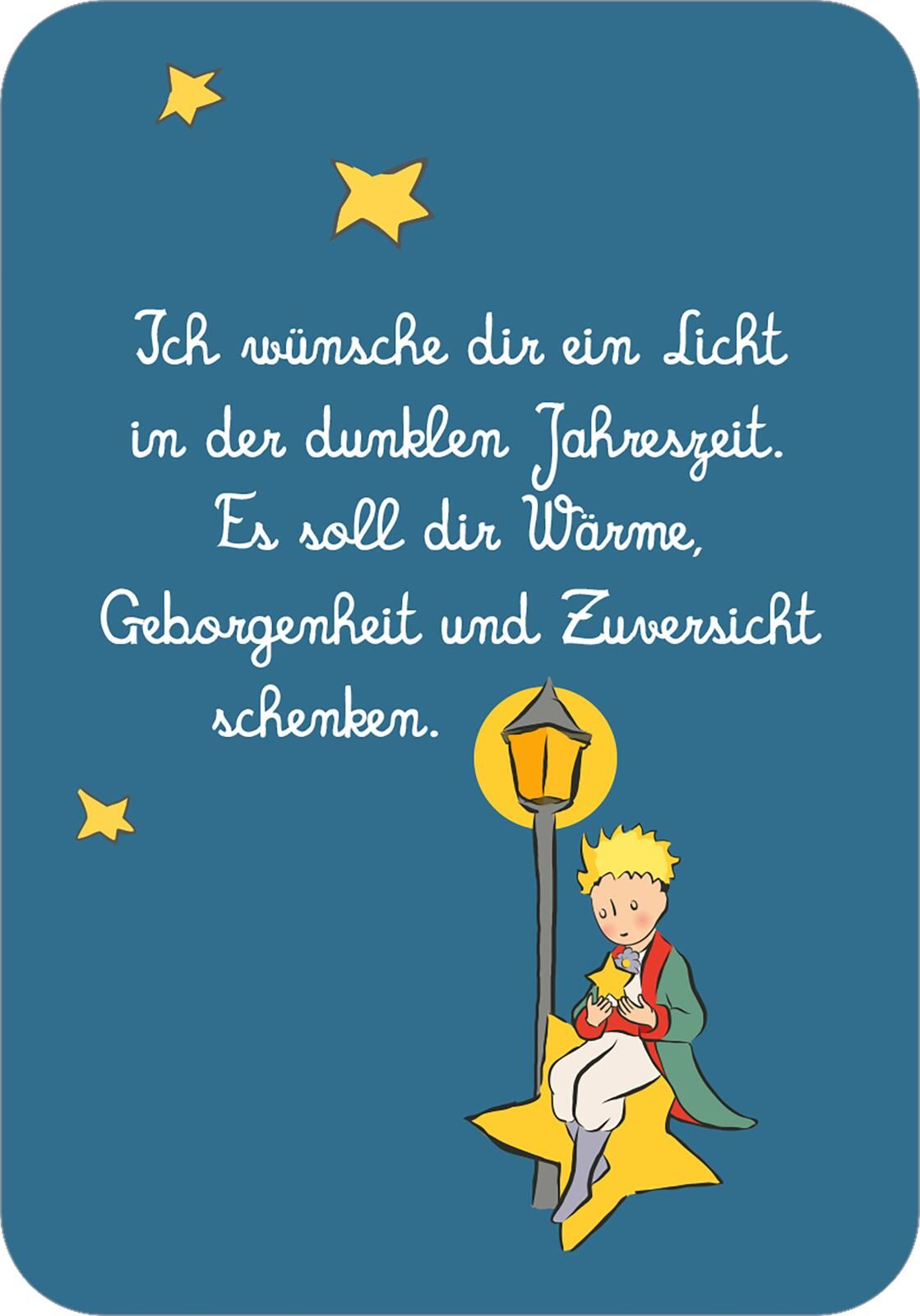Man sieht nur mit dem Herzen gut. Weihnachtswünsche für dich