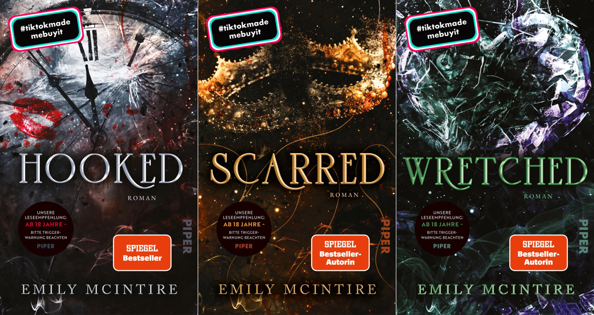 Sparpaket - Hooked | Scarred | Wretched (Band 1 - 3) (Mängelexemplare)