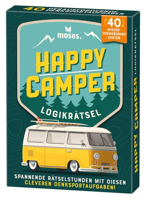 X_Happy Camper - Logikrätsel mit abwischbarem Stift