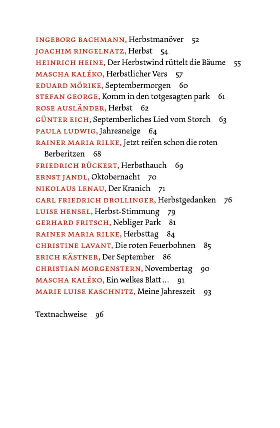 Die schönsten Herbstgedichte (Mängelexemplar)