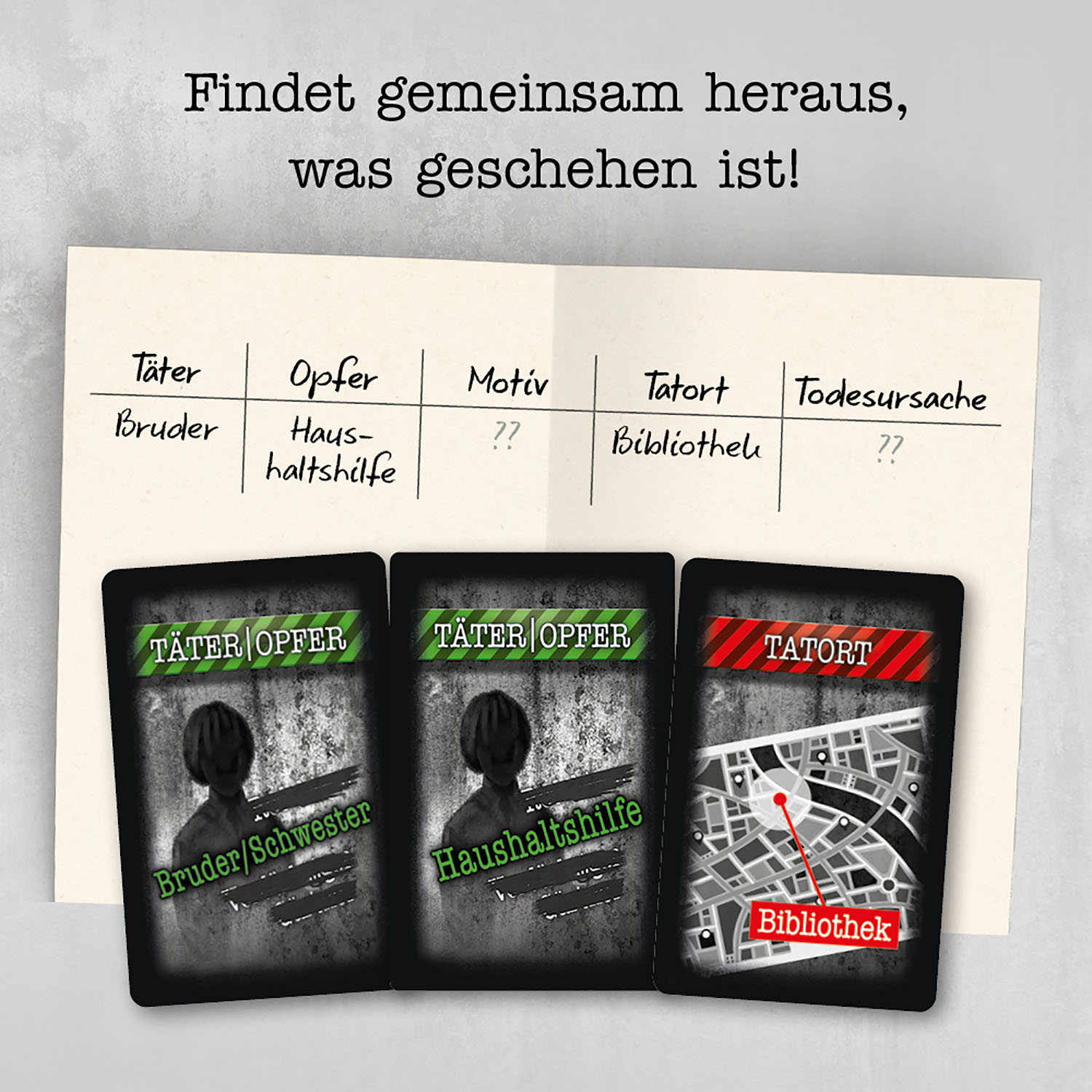 Veit Etzold - Crime Stories - Spannendes kooperatives Kartenspiel