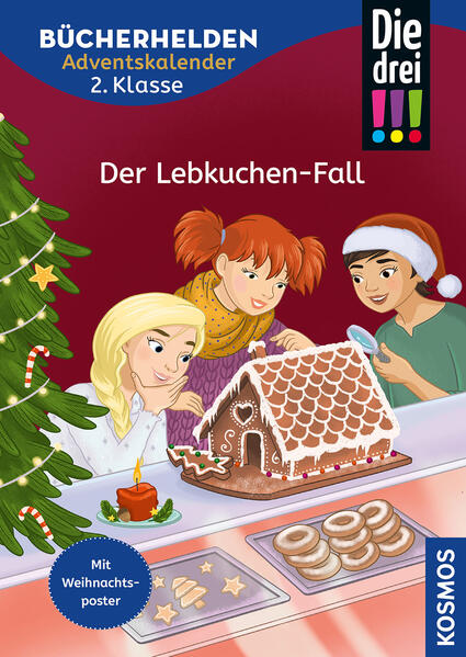 Die drei !!!, Bücherhelden 2. Klasse, Adventskalender, Der Lebkuchen-Fall (Mängelexemplar)