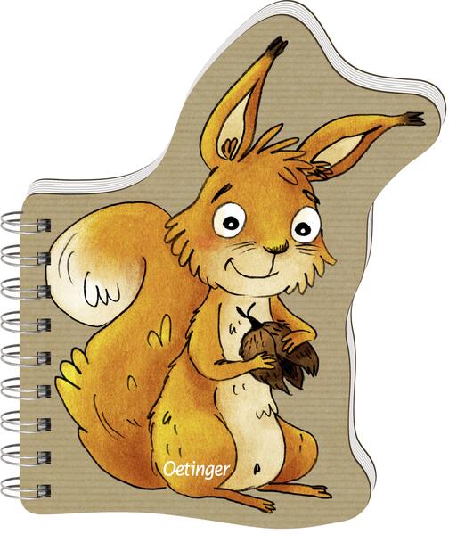 9fa04f80398fecf2551d4775a1c4856b1729866751 Peter & Piet. Notizblock Eichhörnchen