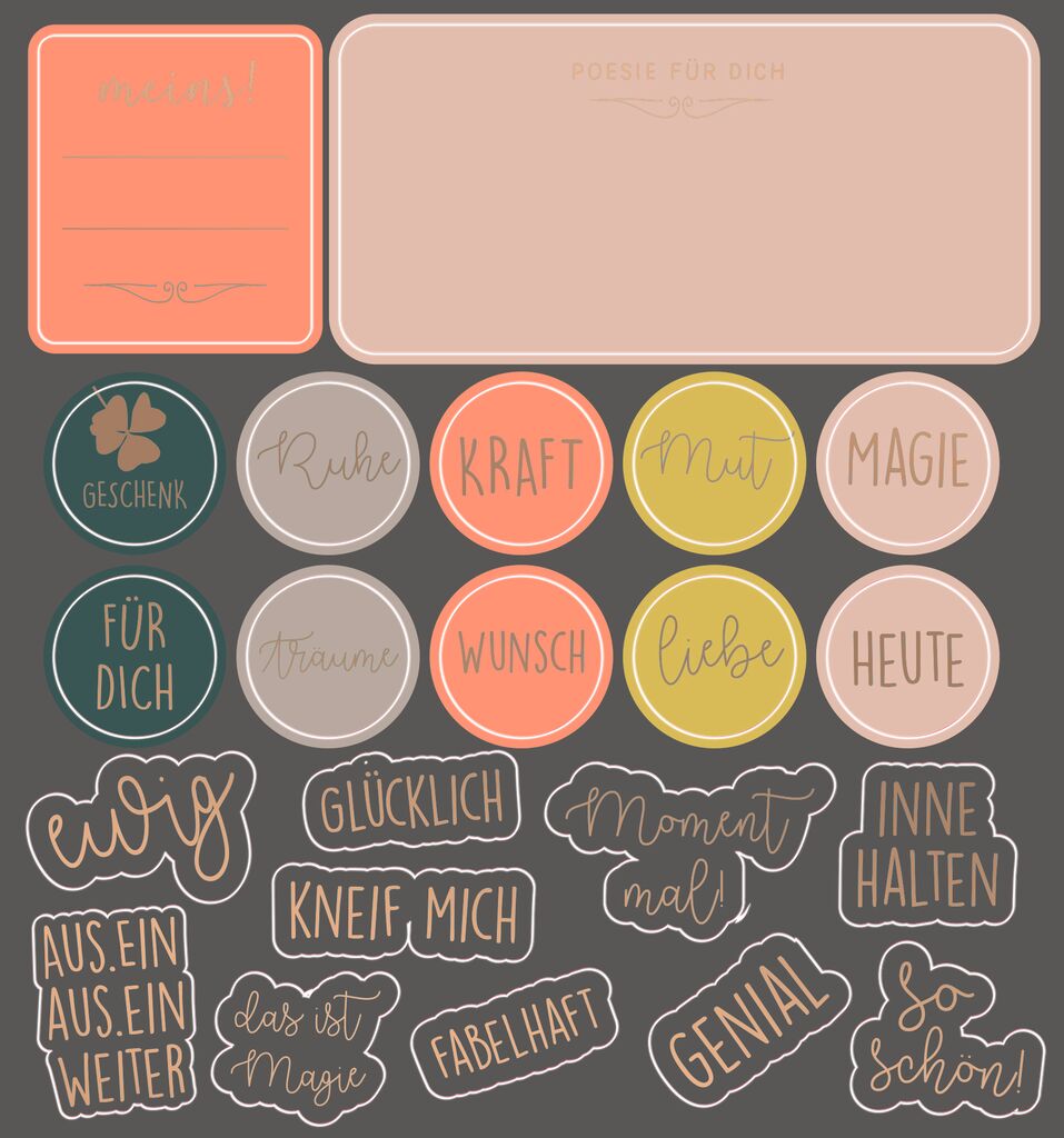 X_Stickerbuch Alltagspoesie