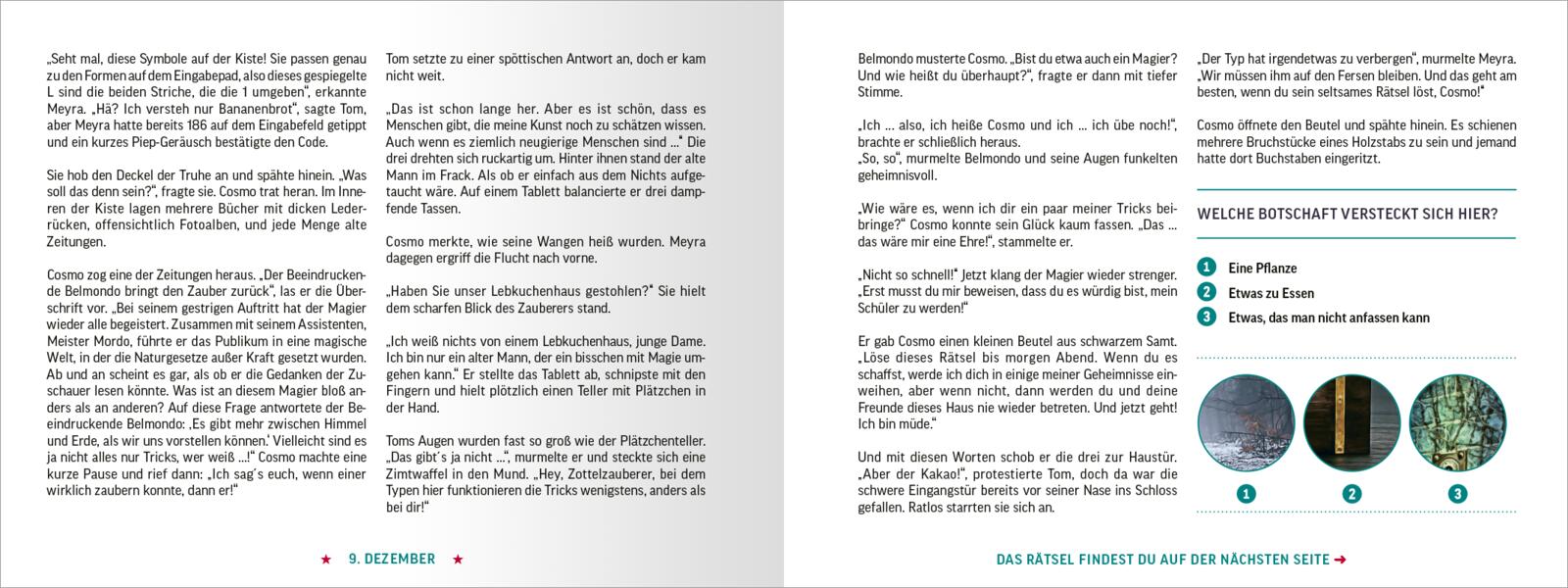 Escape Room Adventskalender. Die Lebkuchenspur - Gamebuch (Mängelexemplar)