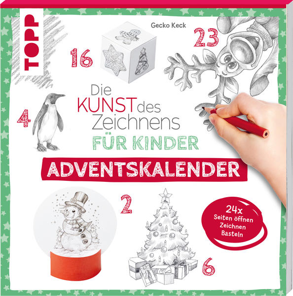 f607462a58b89f55cfc90d759ce8c1731692624671 Die Kunst des Zeichnens für Kinder Adventskalender (Mängelexemplar)