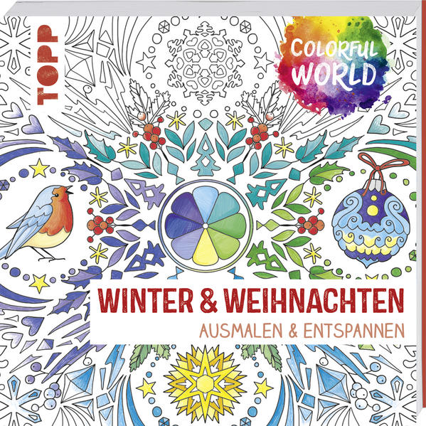 ec70df7f4e7e3e295ff37a0e752c22cf1663075827 Colorful World - Meine Winterwelt - Ausmalen und entspannen (Mängelexemplar)