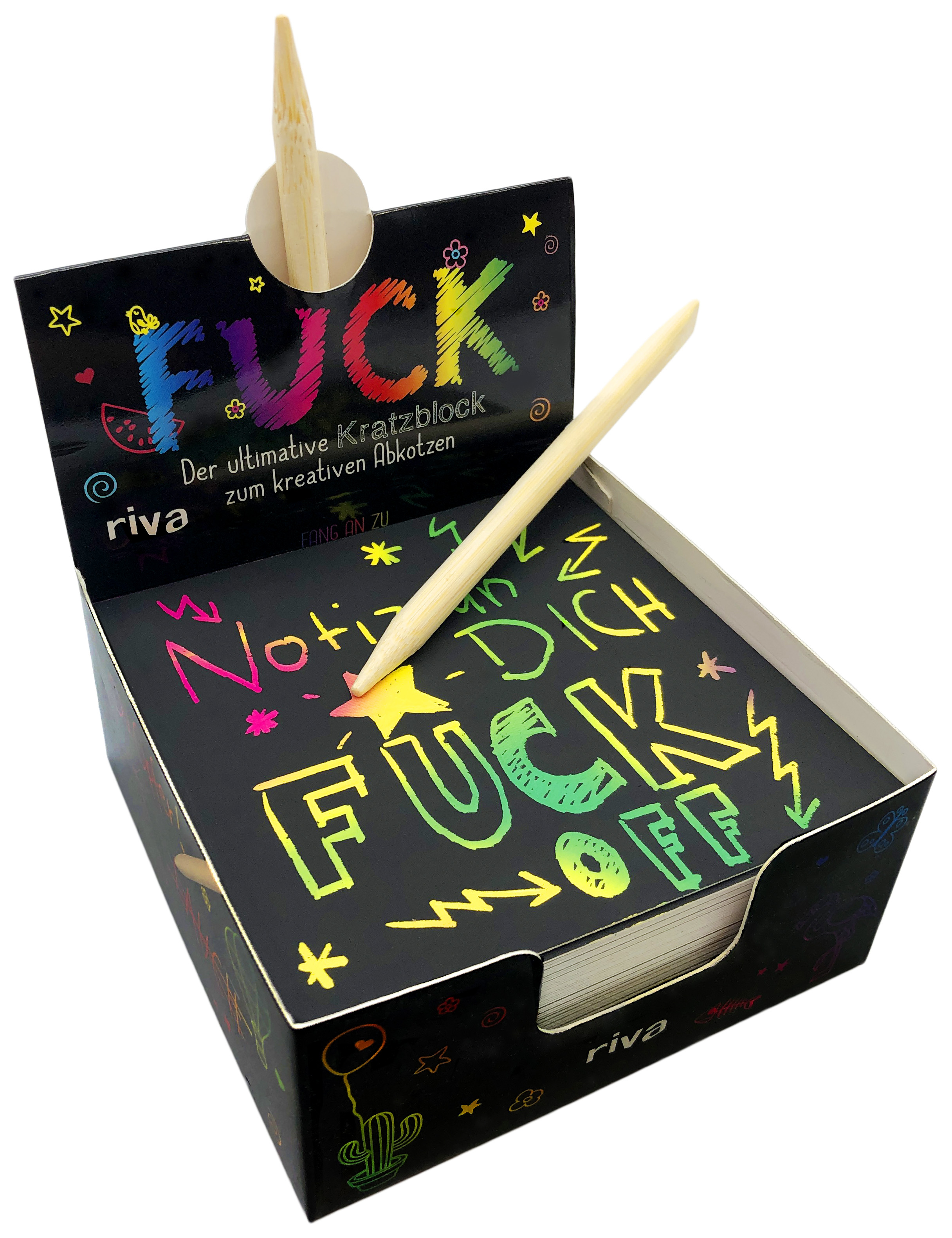 FUCK – Der ultimative Kratzblock zum kreativen Abkotzen (Mängelexemplar)