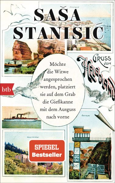 Möchte die Witwe angesprochen werden, platziert sie auf dem Grab die Gießkanne mit dem Ausguss nach vorne (Mängelexemplar)
