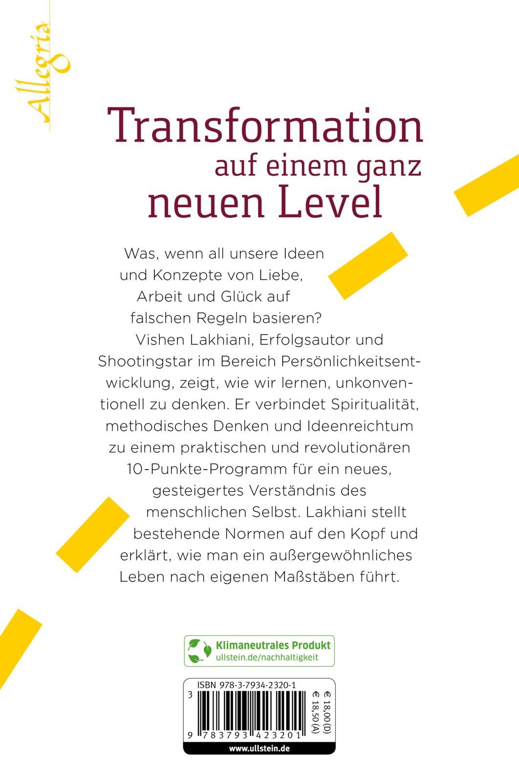 Lebe nach deinen eigenen Regeln (Mängelexemplar)