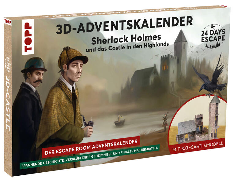 24 DAYS ESCAPE 3D-Adventskalender – Sherlock Holmes und das Castle in den Highlands 24 DAYS ESCAPE 3D-Adventskalender – Sherlock Holmes und das Castle in den Highlands