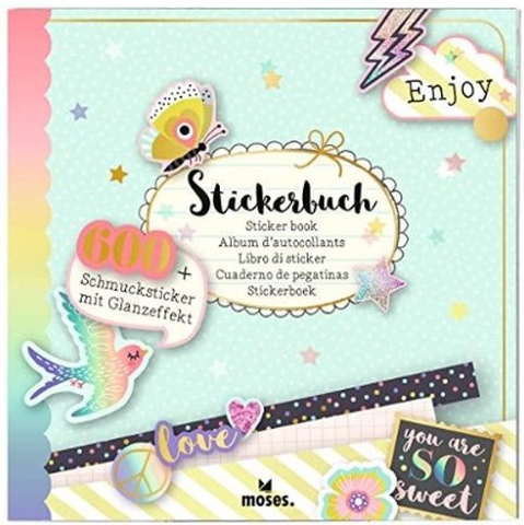 X_Stickerbuch - 600 Schmucksticker mit Glanzeffekt