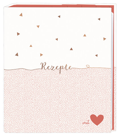 X_cook & STYLE Rezeptordner Rezepte mit Herz
