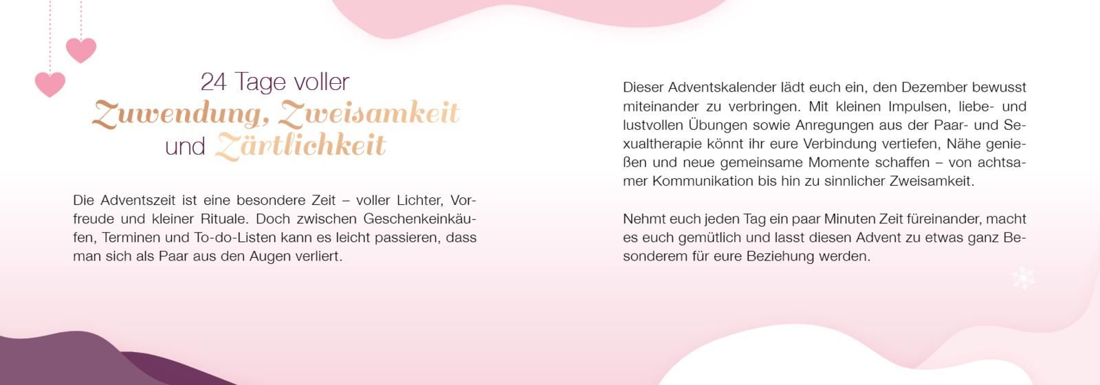 (Be)sinnliche Adventszeit für Paare (Mängelexemplar)