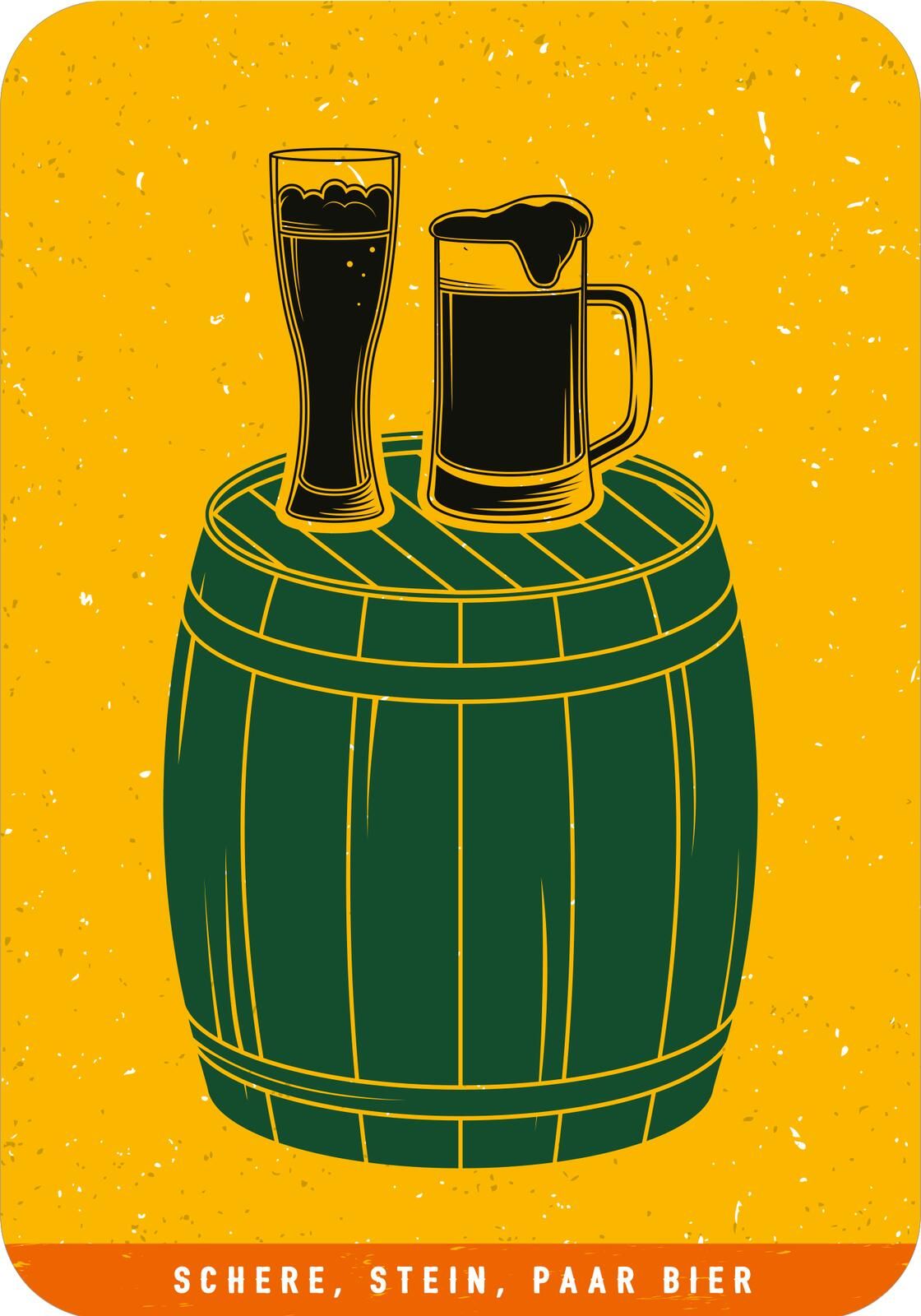 Schere, Stein, paar Bier (Mängelexemplar)