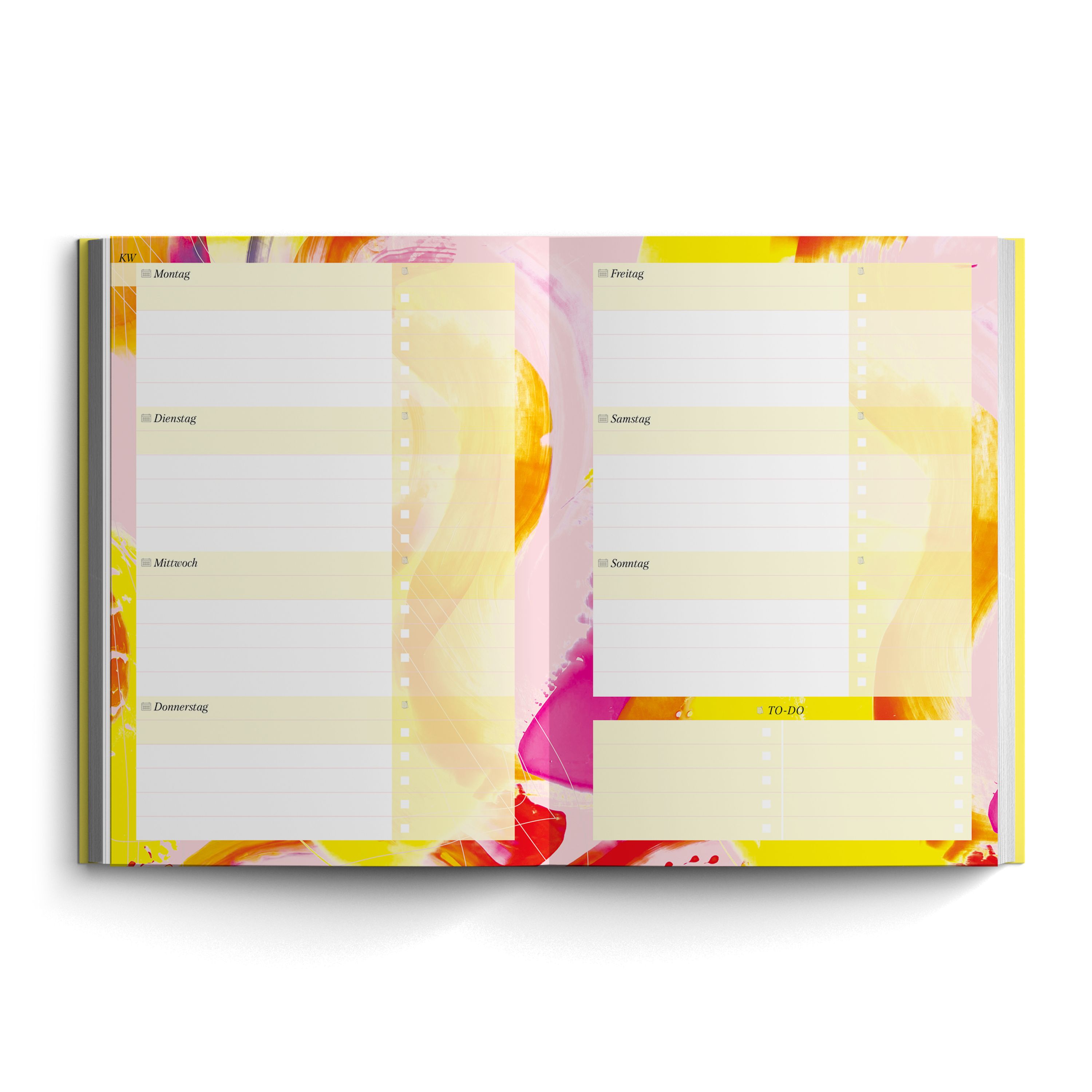 Terminplaner: Der ideale Terminkalender ohne Datum mit stabilem Hardcover