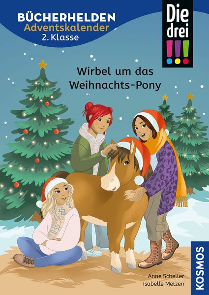 Die drei !!!, Bücherhelden 2. Klasse, Adventskalender, Wirbel um das Weihnachts-Pony (Mängelexemplar)