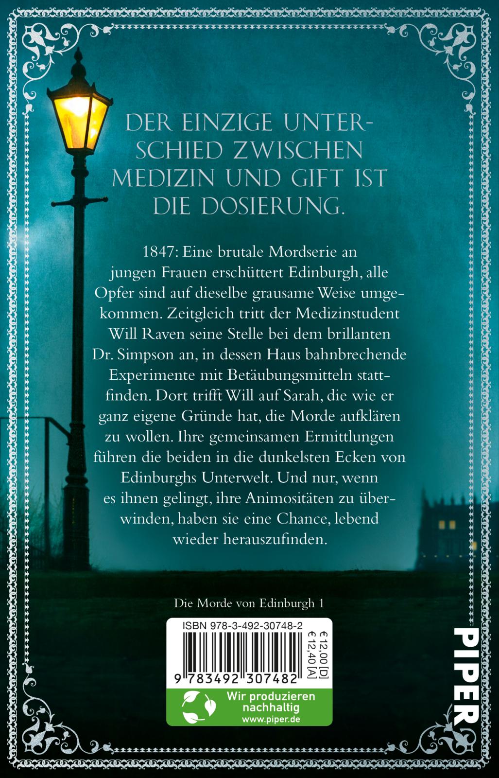 Die Tinktur des Todes - Ein historischer Krimi der besonderen Art (Mängelexemplar)